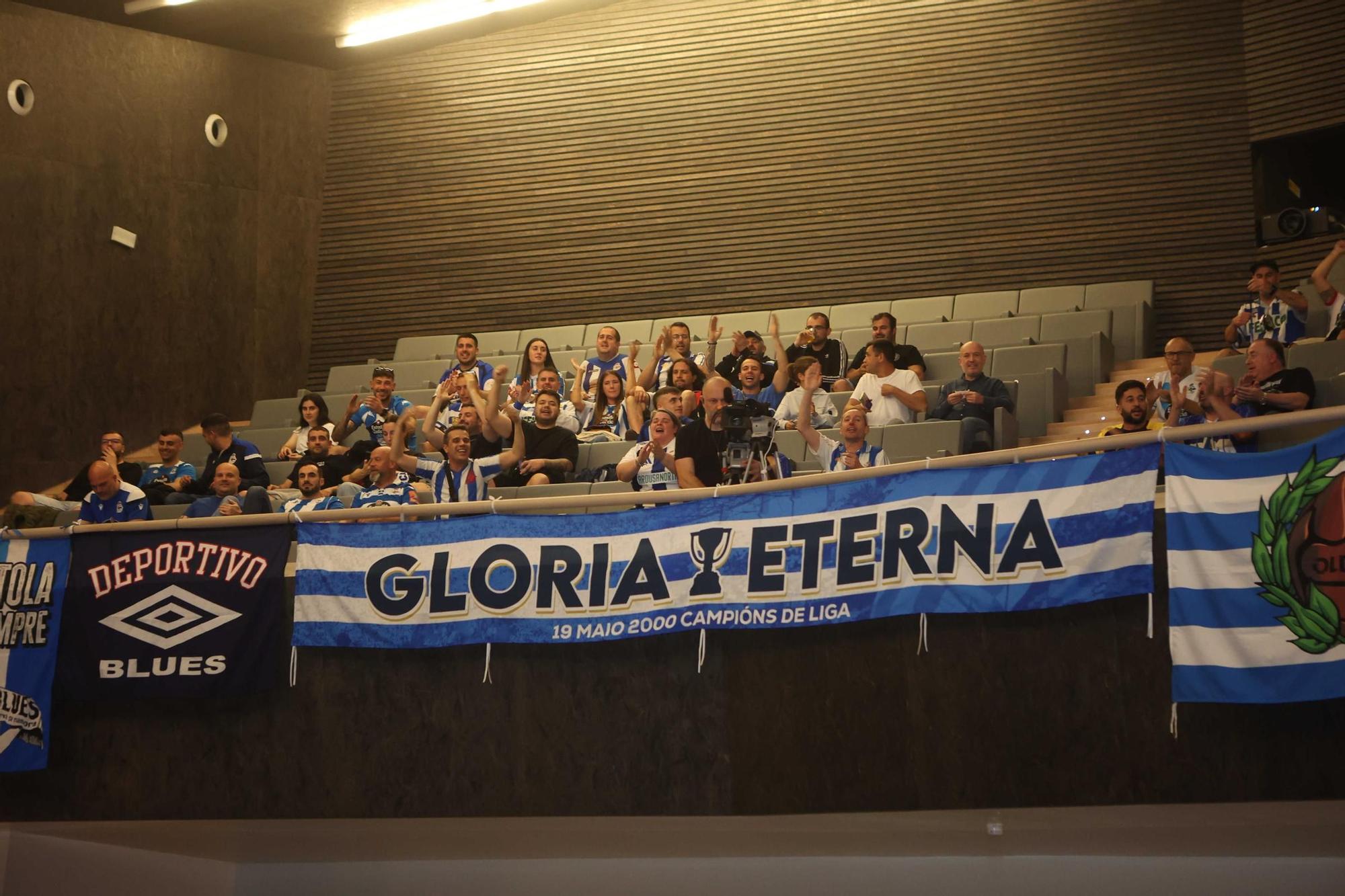 Acto en el Ágora por el 25 años de La Liga del Deportivo