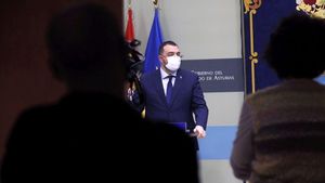 El president d’Astúries, després de donar negatiu en la PCR: «Gràcies per tant carinyo rebut»