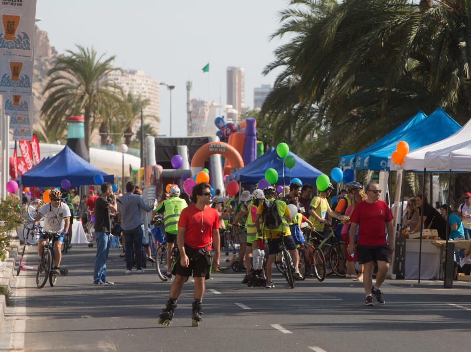 Una ciclovía pone fin a la Semana de la Movilidad