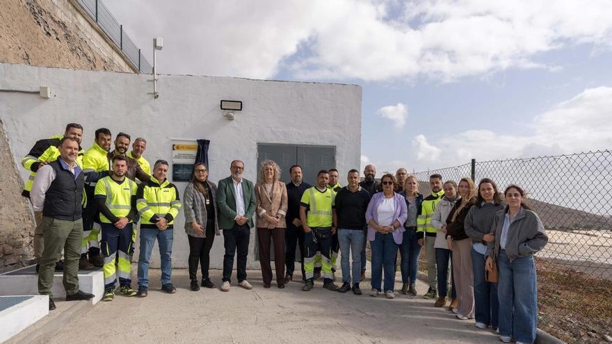 El nuevo depósito de agua Manuel de Los Reyes mejora el abastecimiento de 2.340 familias de Sardina del Sur