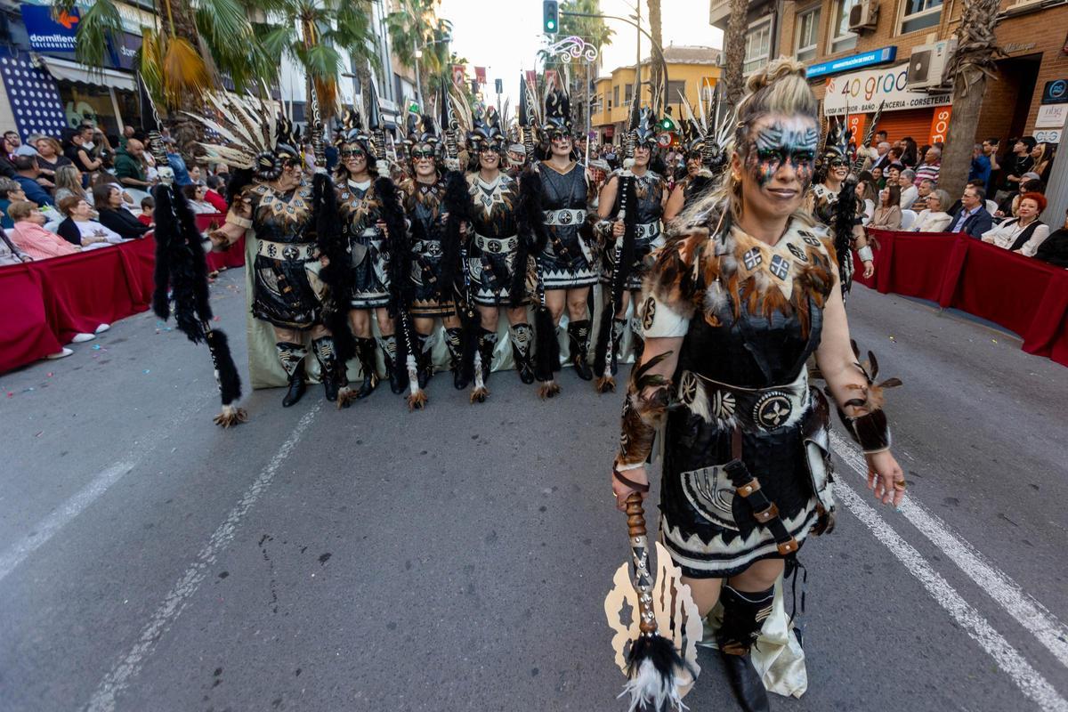Entrada cristiana Moros y Cristiano de San Vicente del Raspeig este pasado sábado en el marco de las fiestas de Sant Vicent.