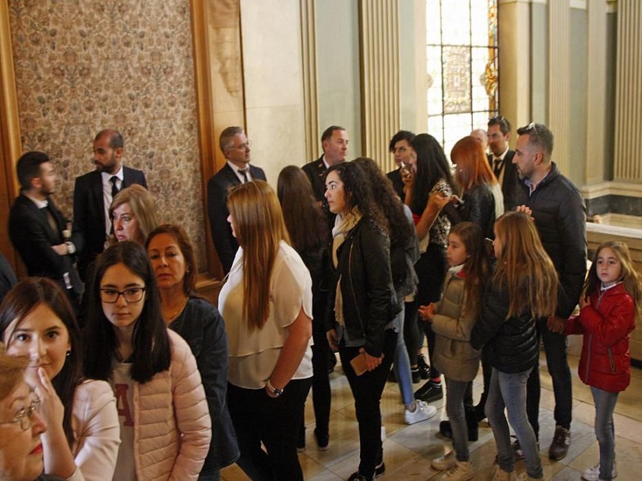 Ana Guerra, en el Ayuntamiento de Murcia