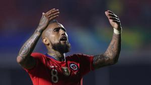 Arturo Vidal es uno de los jugadores más veteranos que tiene la selección chilena.