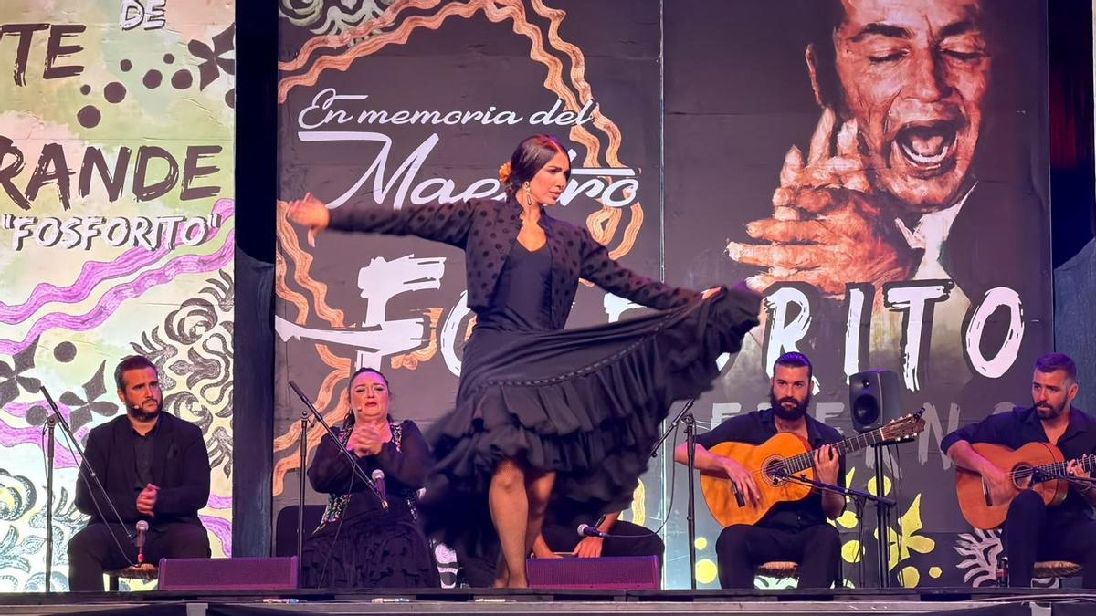 Inmaculada Carmona y su cuadro flamenco abren el Festival de Cante Grande de Puente Genil.