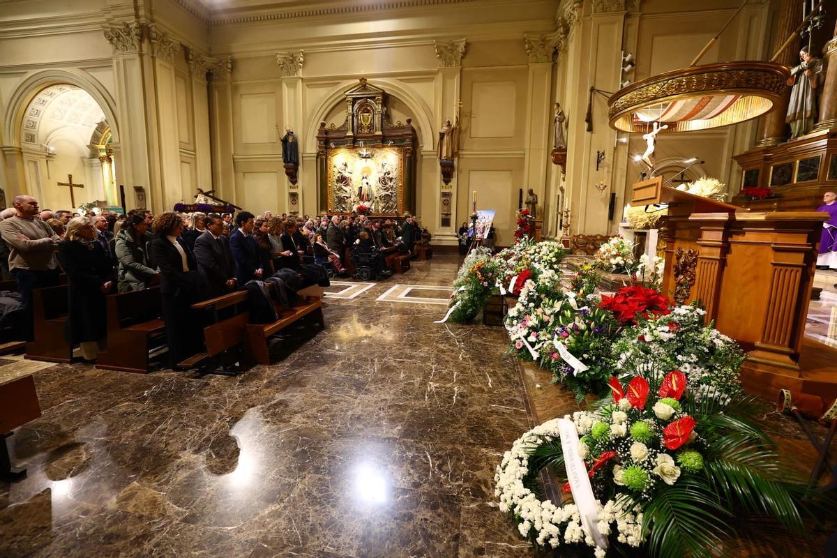 Funeral por la muerte de Jorge García-Dihinx y Natalia Román en el alud de Panticosa Funeral por la muerte de Jorge García-Dihinx y Natalia Román en el alud de Panticosa