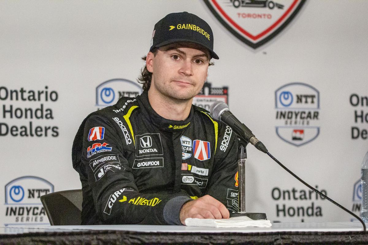 Foto de archivo del piloto Colton Herta