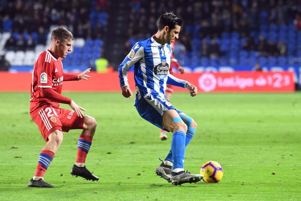 El Dépor doblega al Zaragoza en Riazor