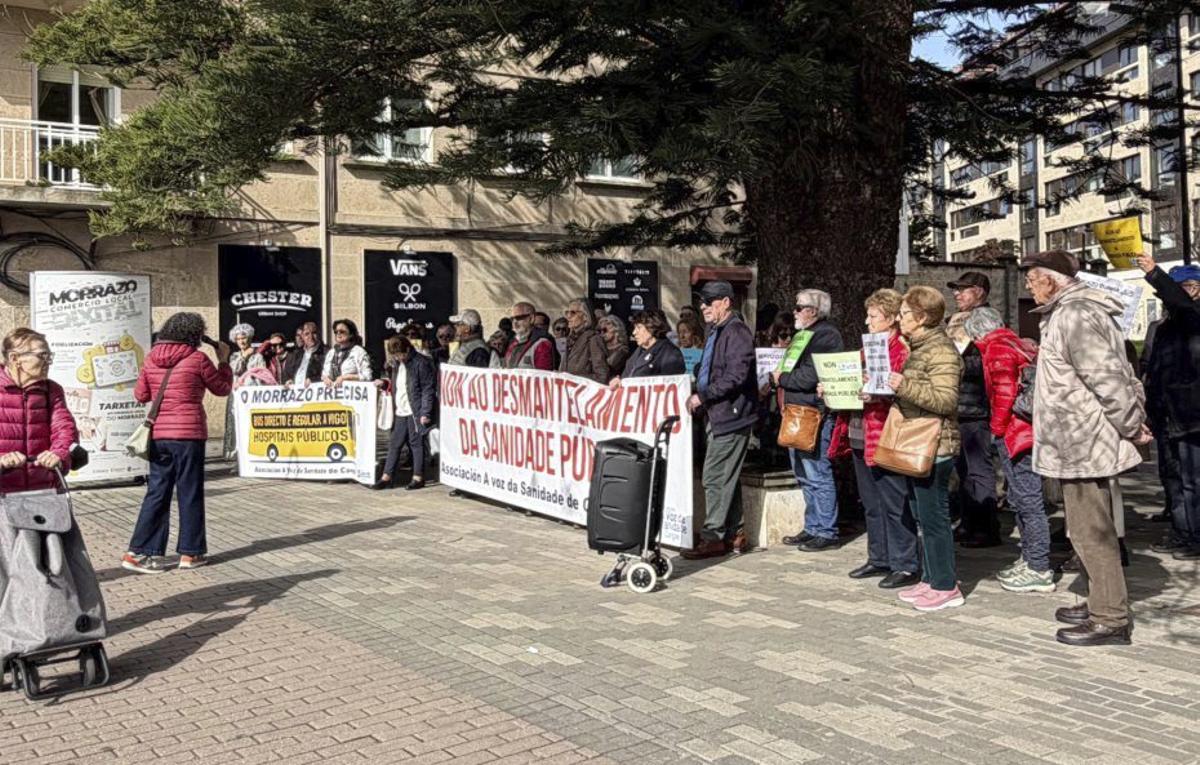 Acto reivindicativo de ayer en el Parque da Palma. | G.NÚÑEZ