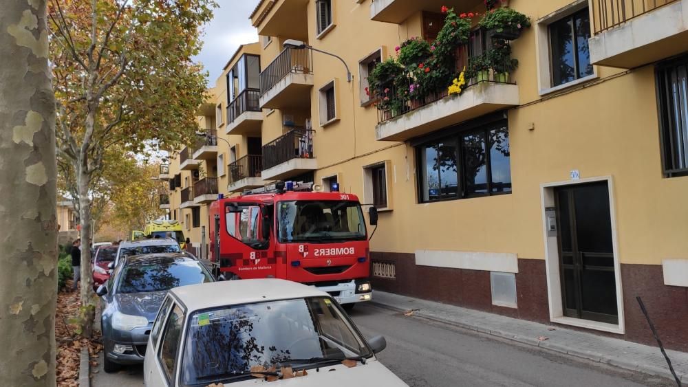 Incendio en un piso de Son Servera