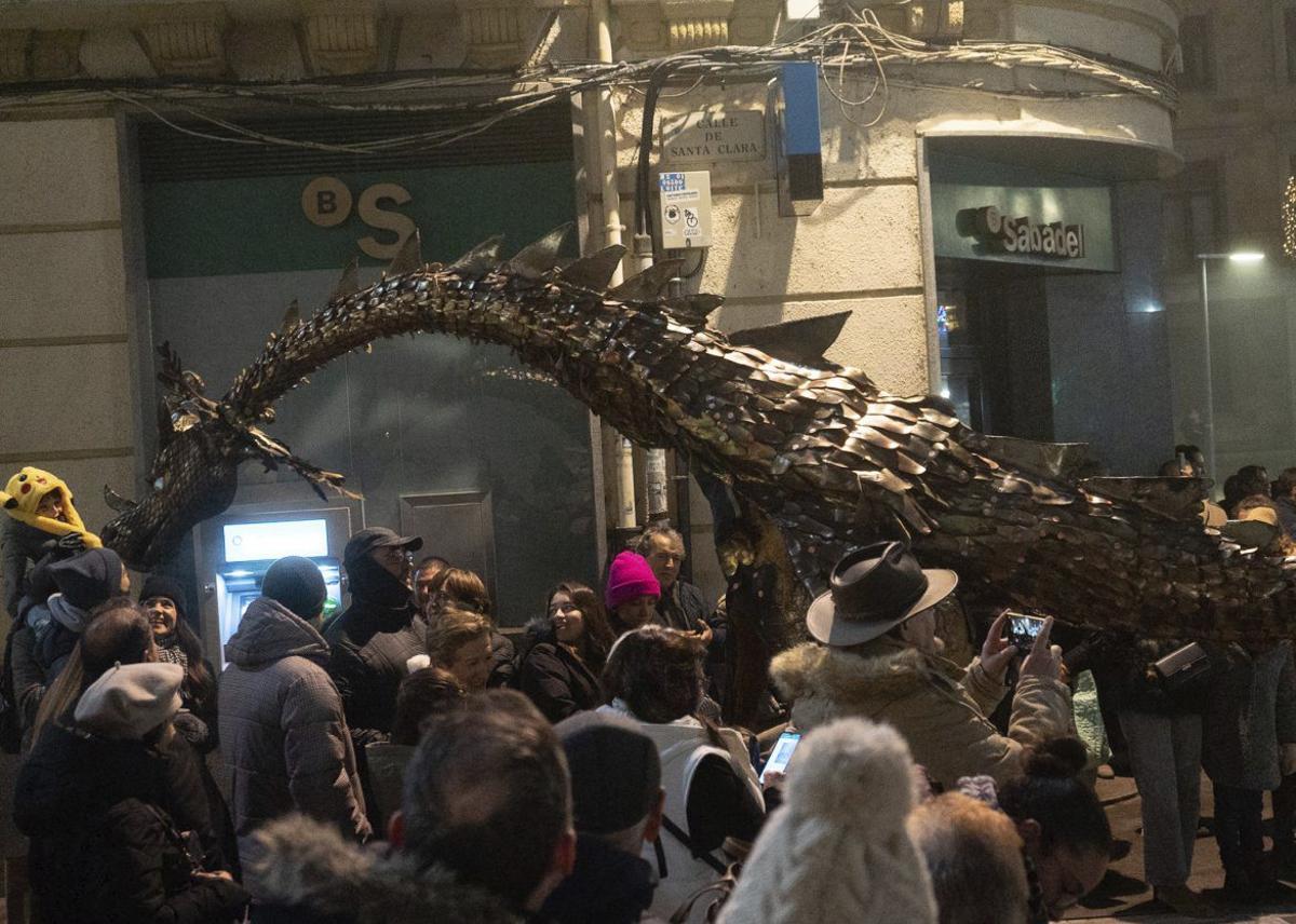 Un pasacalles de Navidad en la edición del pasado año.