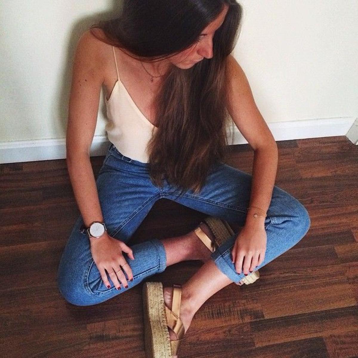 Dobladillo de pantalón en Instagram, Elisa Serrano