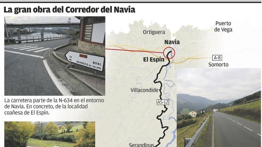 El valle del Navia ve &quot;excelente&quot; el plan de la carretera, pero lo coge &quot;con pinzas&quot;