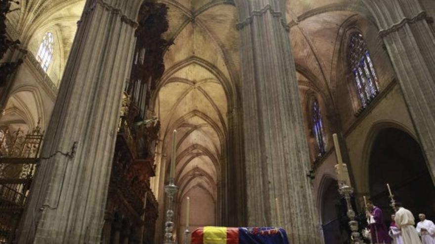 Último adiós a la duquesa de Alba en la catedral de Sevilla