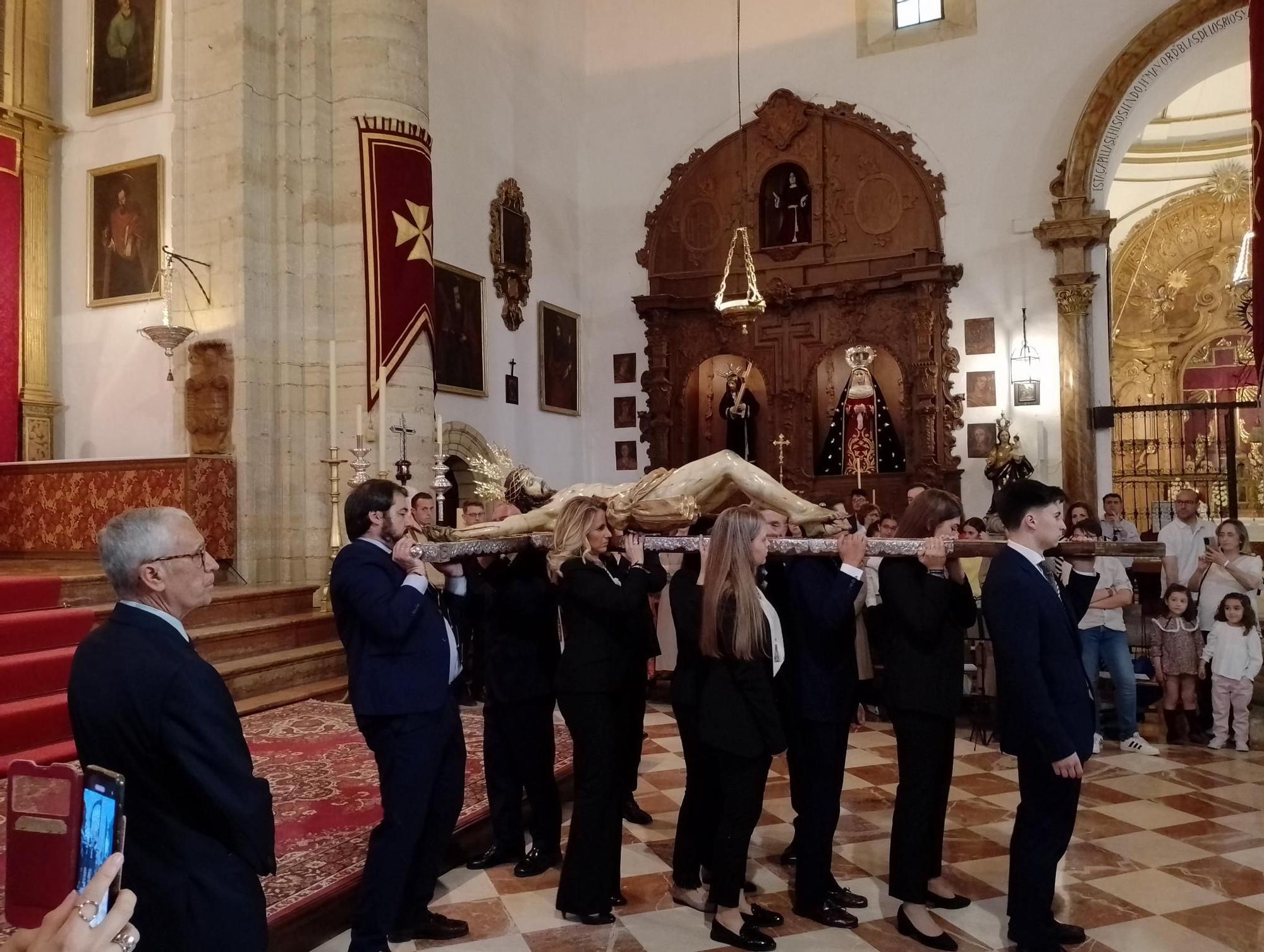 Transfer of the lord of health and the waters of antequera for his ninth