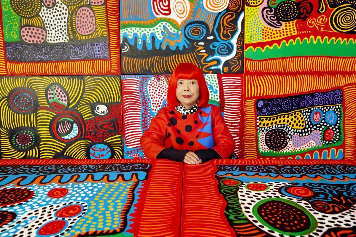 Retrato de Yayoi Kusama cortesía de Ota Fine Arts, Victoria Miro y David Zwirner.