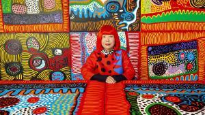 Retrato de Yayoi Kusama cortesía de Ota Fine Arts, Victoria Miro y David Zwirner.