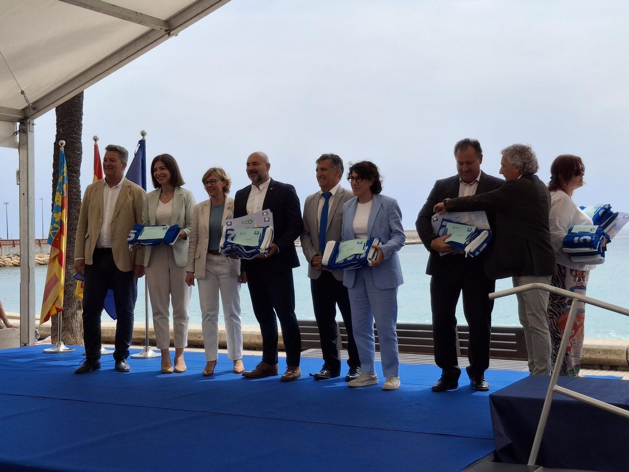 Xàbia, escenario de bandera: así ha sido la entrega de las 164 banderas azules (imágenes)