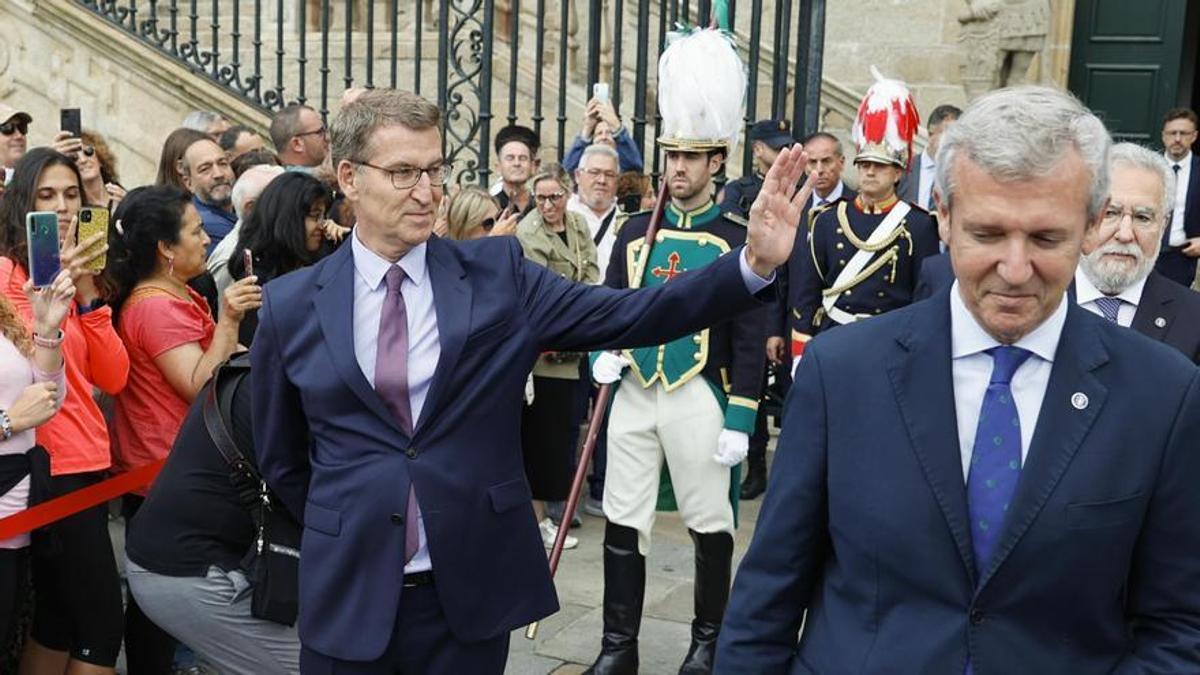 El presidente del PP, Alberto Núñez Feijóo.