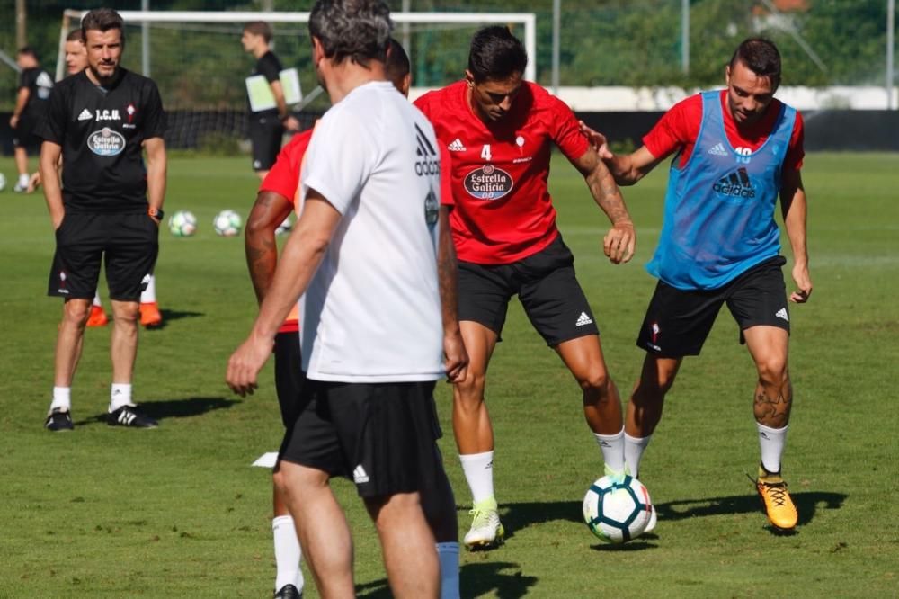 Jonny se incorpora a los entrenamientos del Celta