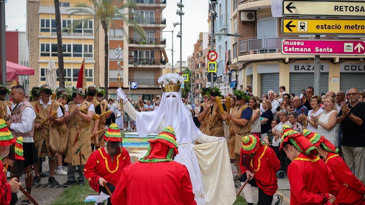 La Moma en la procesión del Corpus.