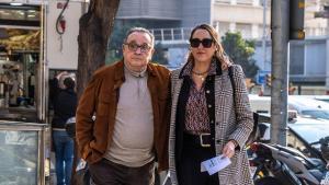 Enríquez Negreira a su llegada, este martes, al Institut de Medicina Legal i Ciències Forenses de Catalunya. JORDI OTIX