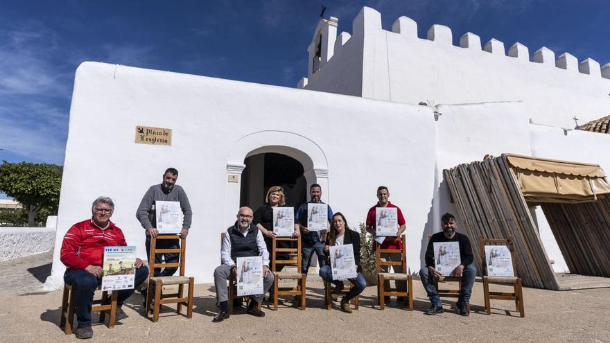 Presentación de las fiestas, ayer, en Sant Jordi. | ASJ