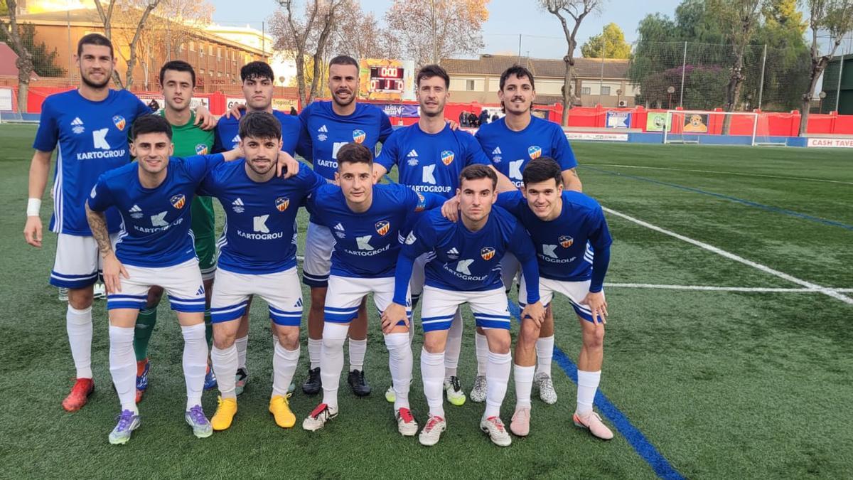 El Burriana logró una rotunda victoria en su visita al campo del Tavernes.