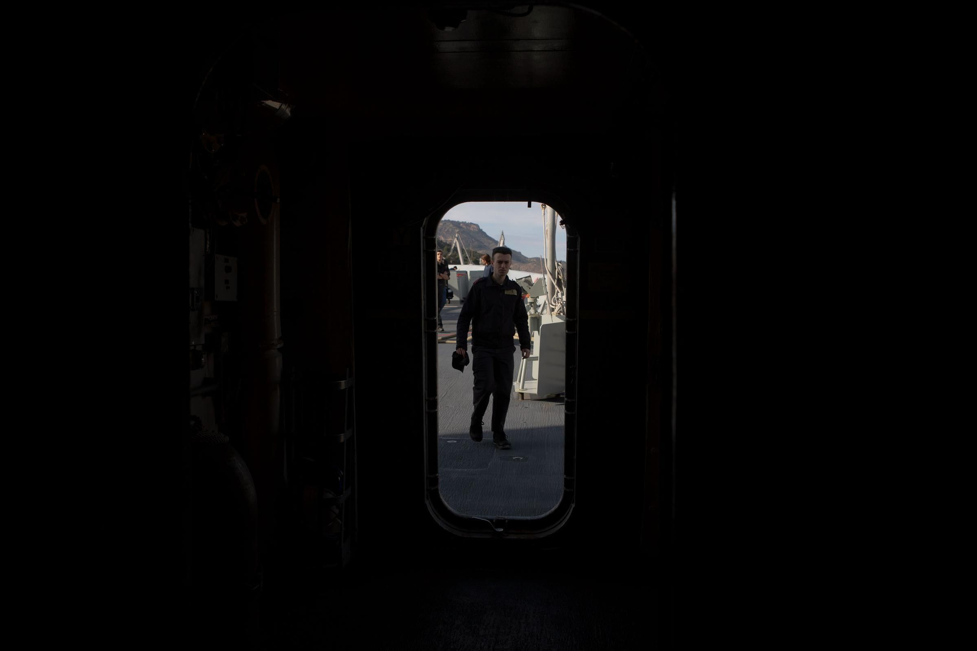 La primera jornada de puertas abiertas en la fragata 'Almirante Juan de Birbón', en imágenes