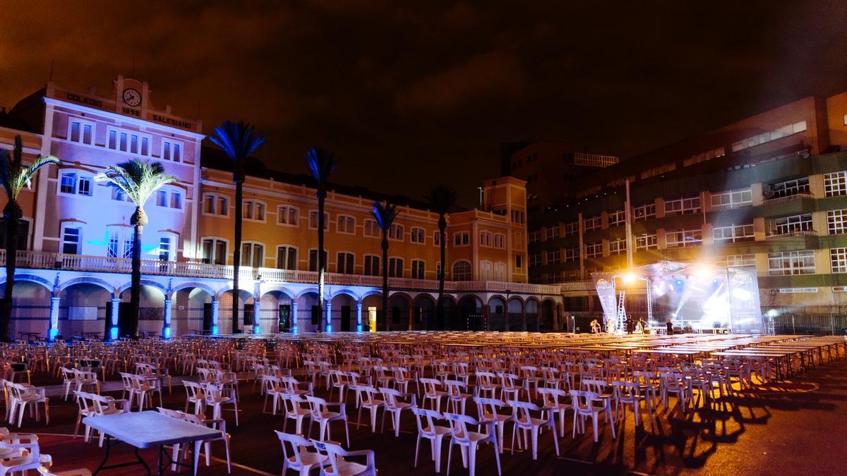 El patio del Teatro La Plazeta.