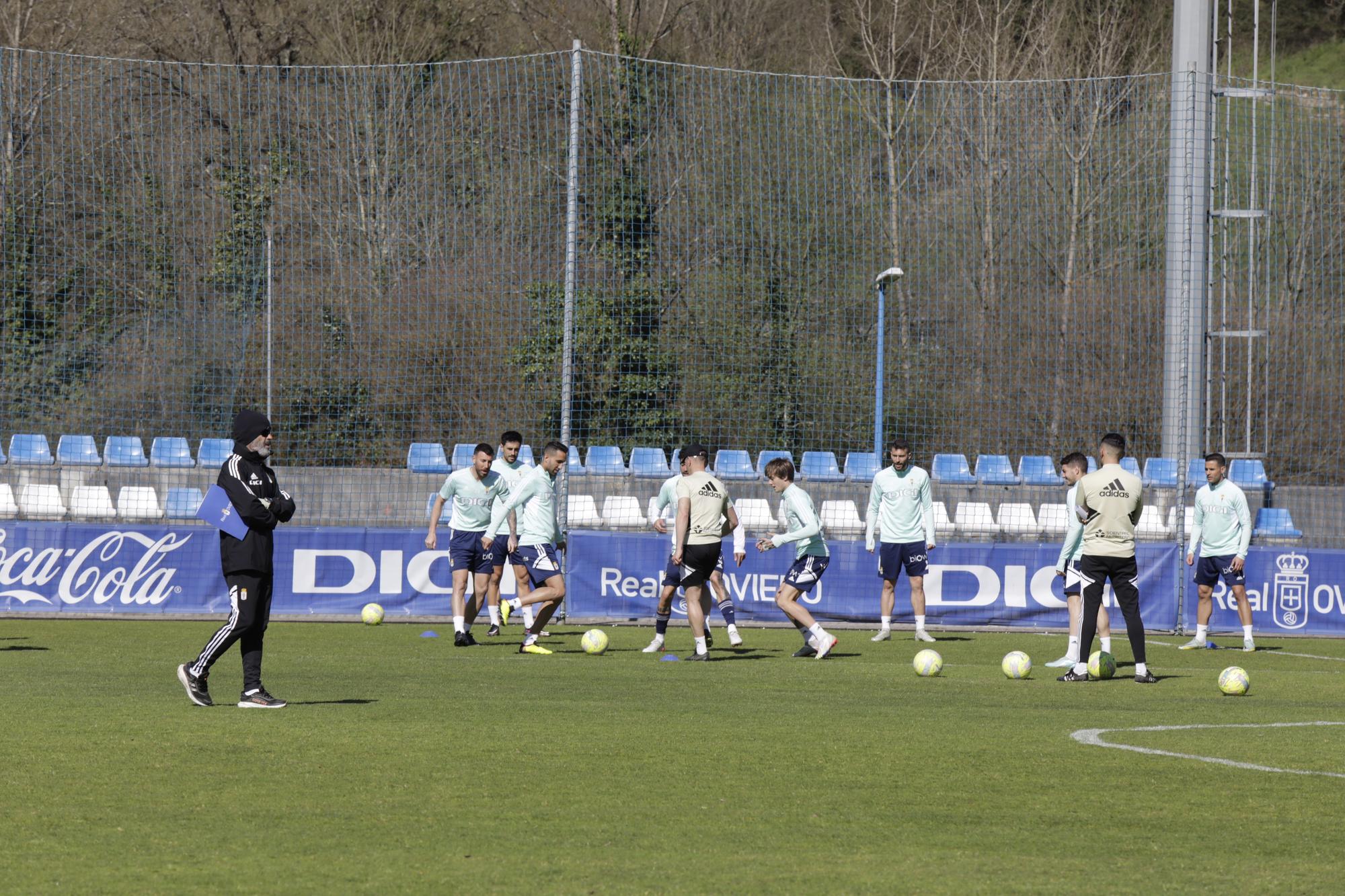 EN IMÁGENES: el entrenamiento del Oviedo