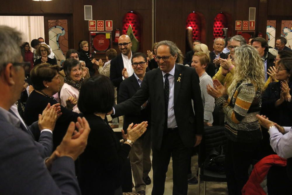 Acte de campanya de JxCat amb Torra i Cuevillas a Lloret de Mar