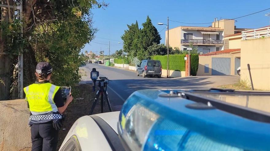 Policia Local intensifica el control de la velocitat i suma sis carrers vigilats per radar