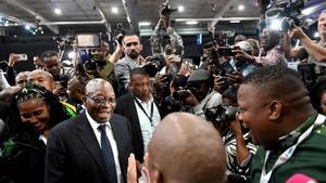 El expresidente sudafricano Jacob Zuma se ha presentado con un nuevo partido, el MK.