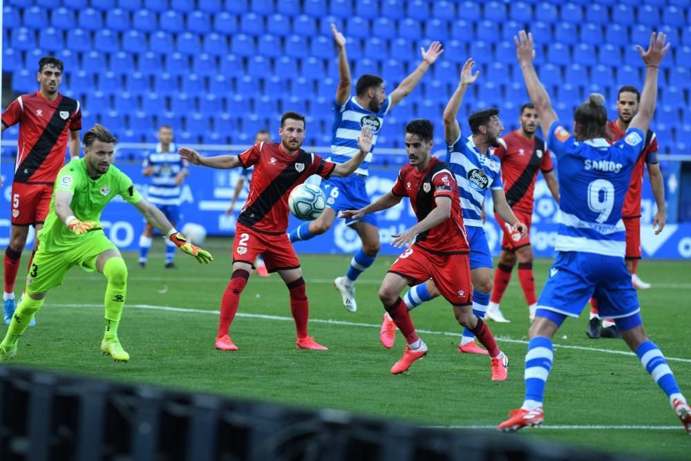 El Dépor rescata un punto ante el Rayo: 3-3