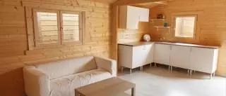 Llegan las primeras viviendas "contenedor" para afectados por el volcán