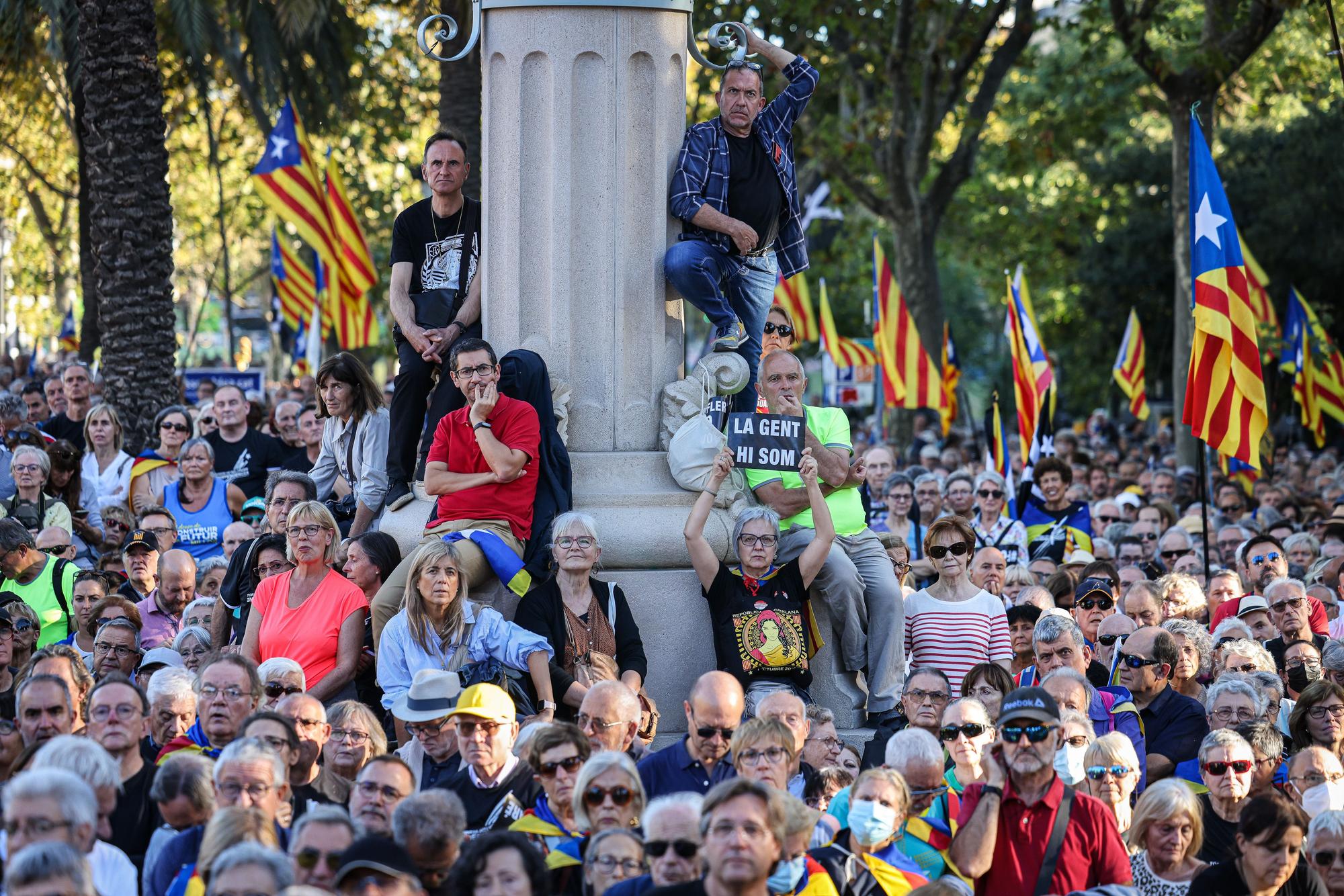 Commemoració dels 5 anys de l'1-O a Barcelona