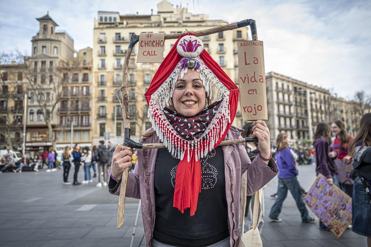 Manifestación del 8M en Barcelona