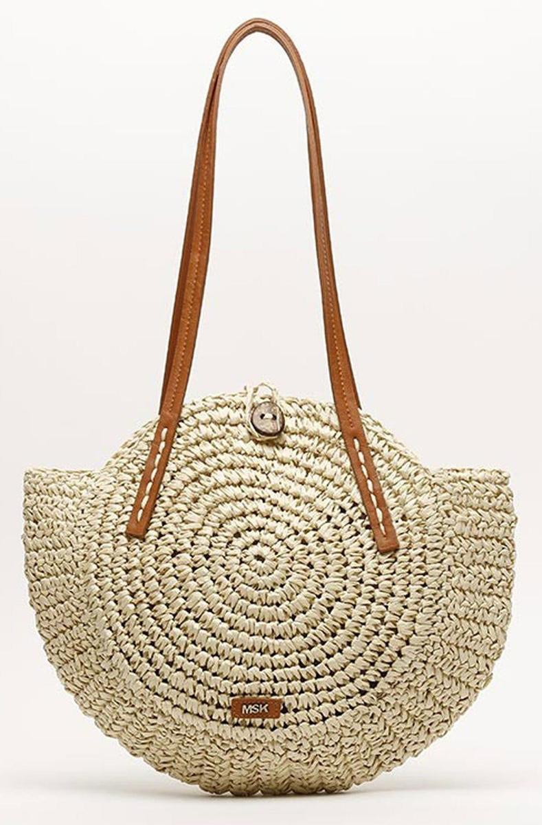 Bolso de rafia de Misako. Precio: 25,99 euros.