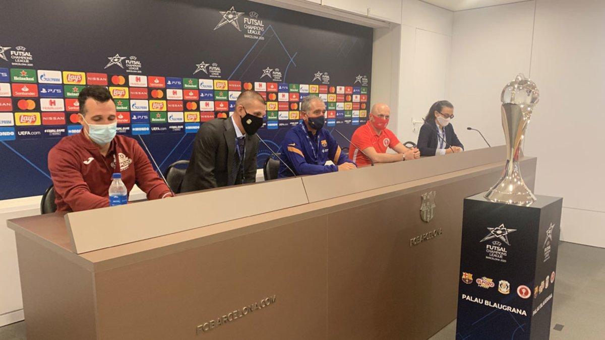 Rueda de prensa oficial de la Final Four con los cuatro entrenadores