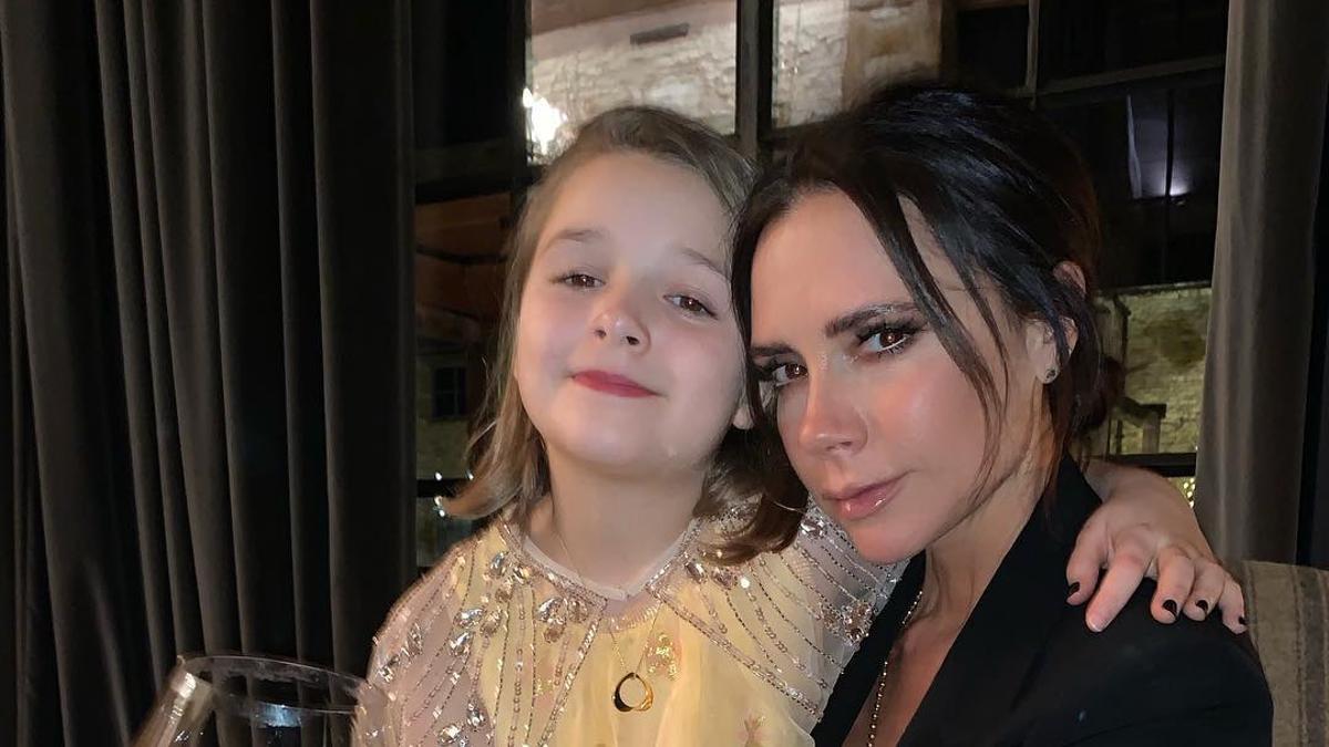 Harper y Victoria Beckham