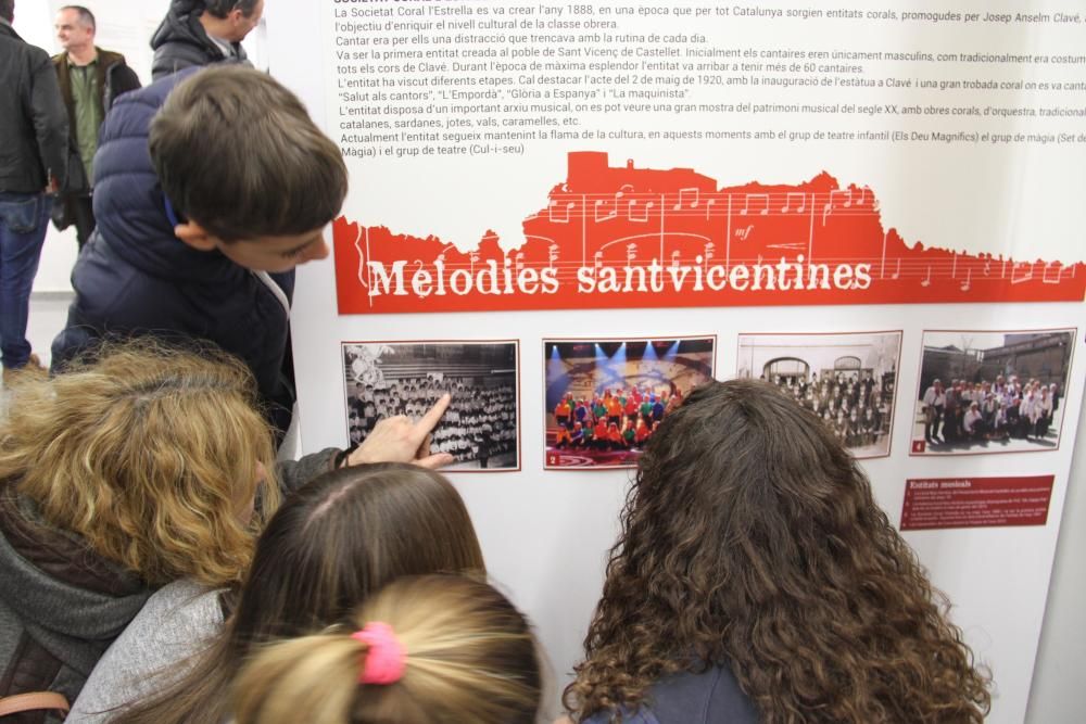 Inauguració de l'exposició Melodies Santvicentines