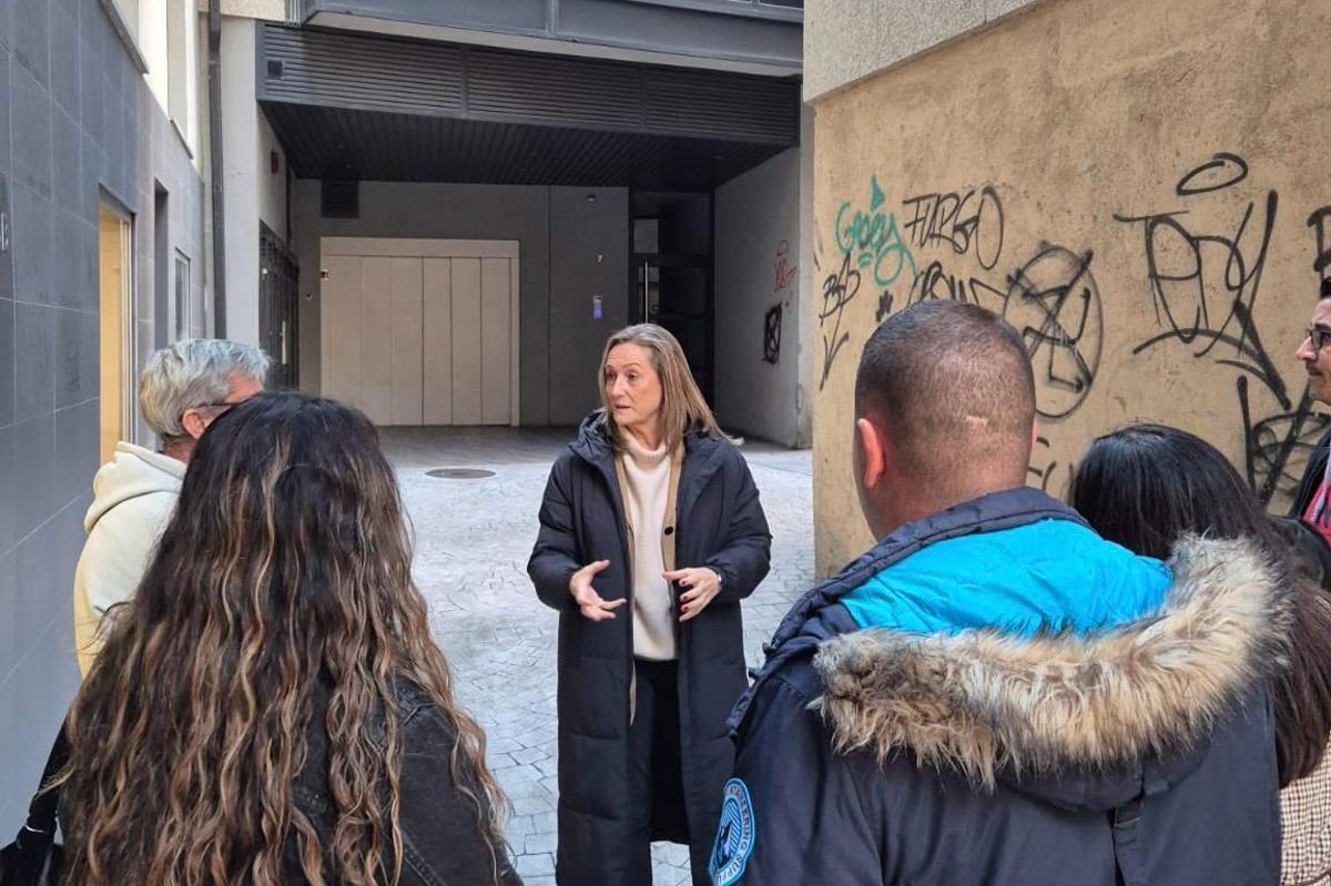 La presidenta del PP de Vigo, Luisa Sánchez.