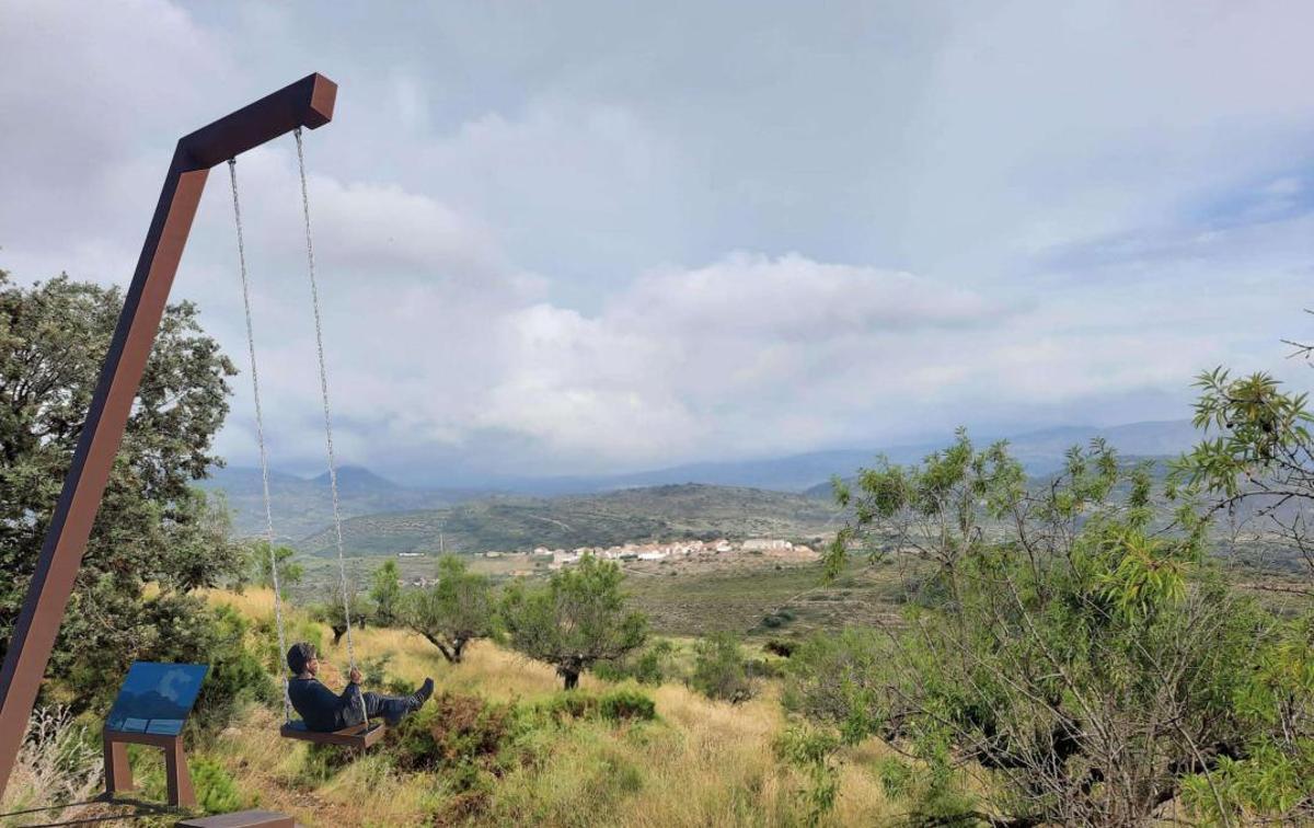 Así serán las vistas desde el mirador de Vilar de Canes.