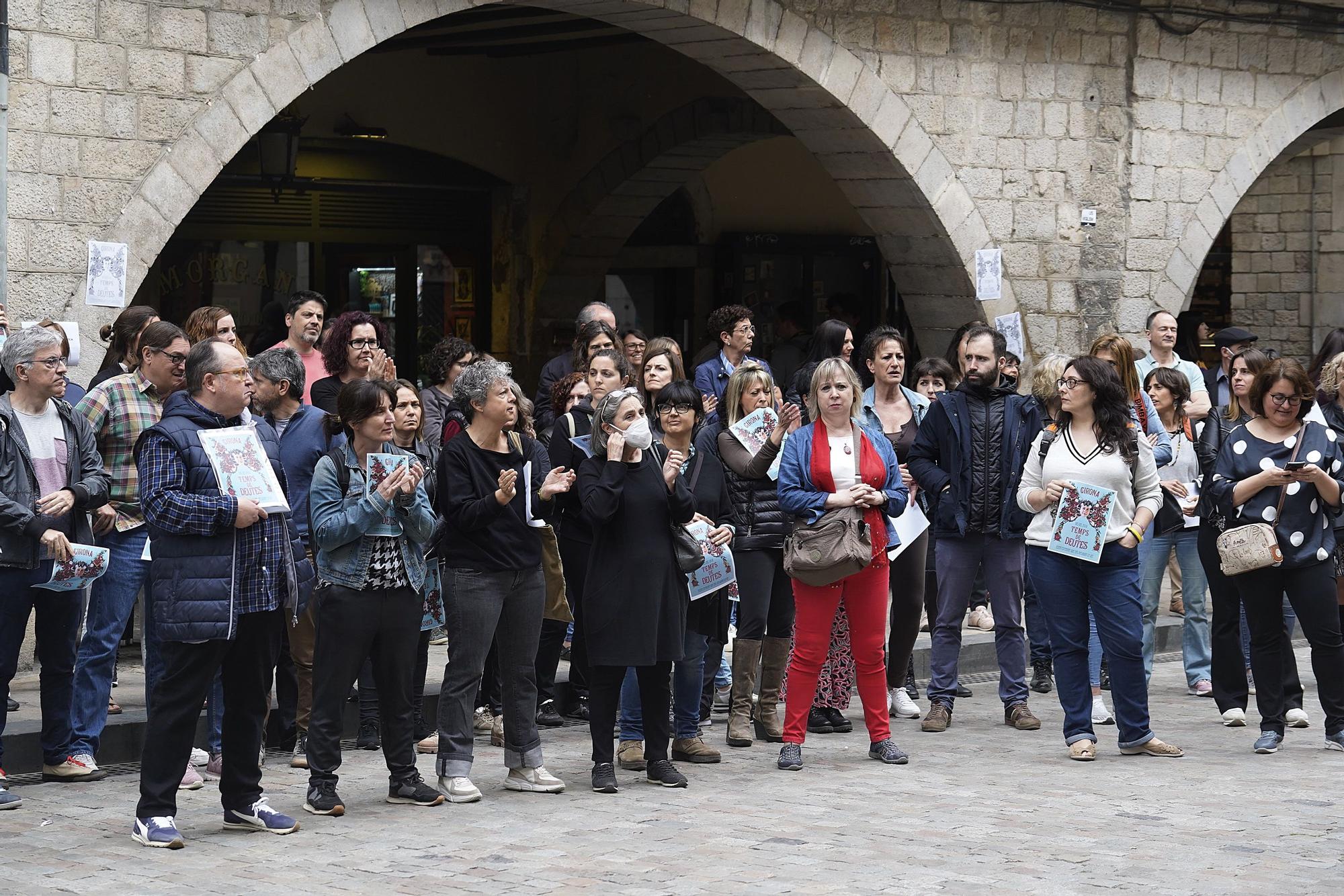 Nova protesta dels treballadors municipals de Girona