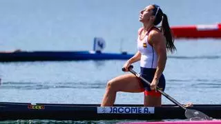 Antía Jácome roza la medalla en el día de la coronación de Lisa Carrington