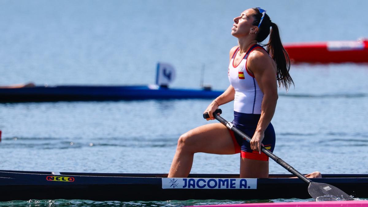 Antía Jácome durante los Juegos Olímpicos de París 2024.