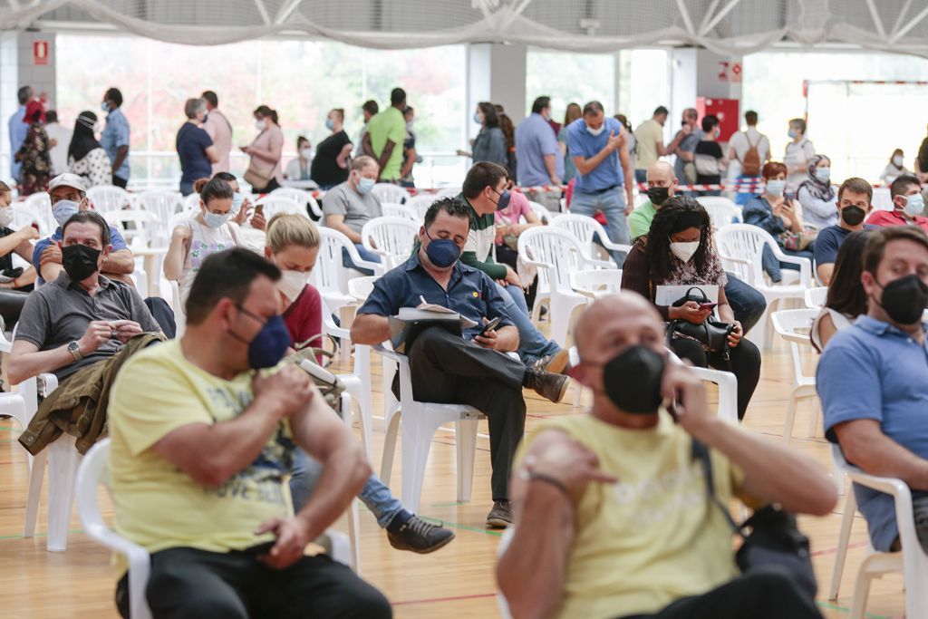 Vacunación del grupo de edad 40-49 en Lorca