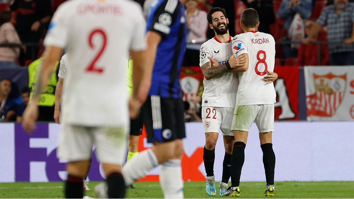 Sevilla - Copnehague | El gol de Isco