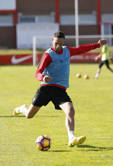 Entrenamiento del Sporting