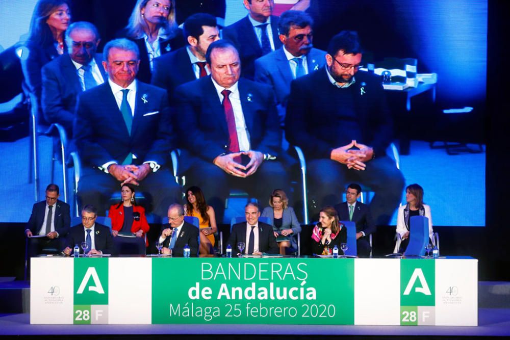 Entrega de Banderas de Andalucía en Málaga 2020